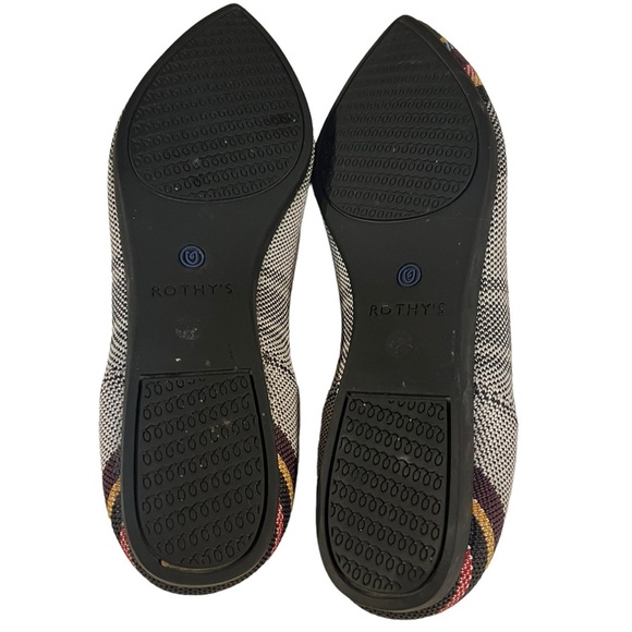 Rothy Inverse Stripe Size 6.5 in excellent condition. - Picture 6 of 8